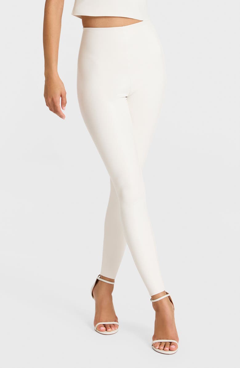 Commando Faux Leather Legging, Main, color, White