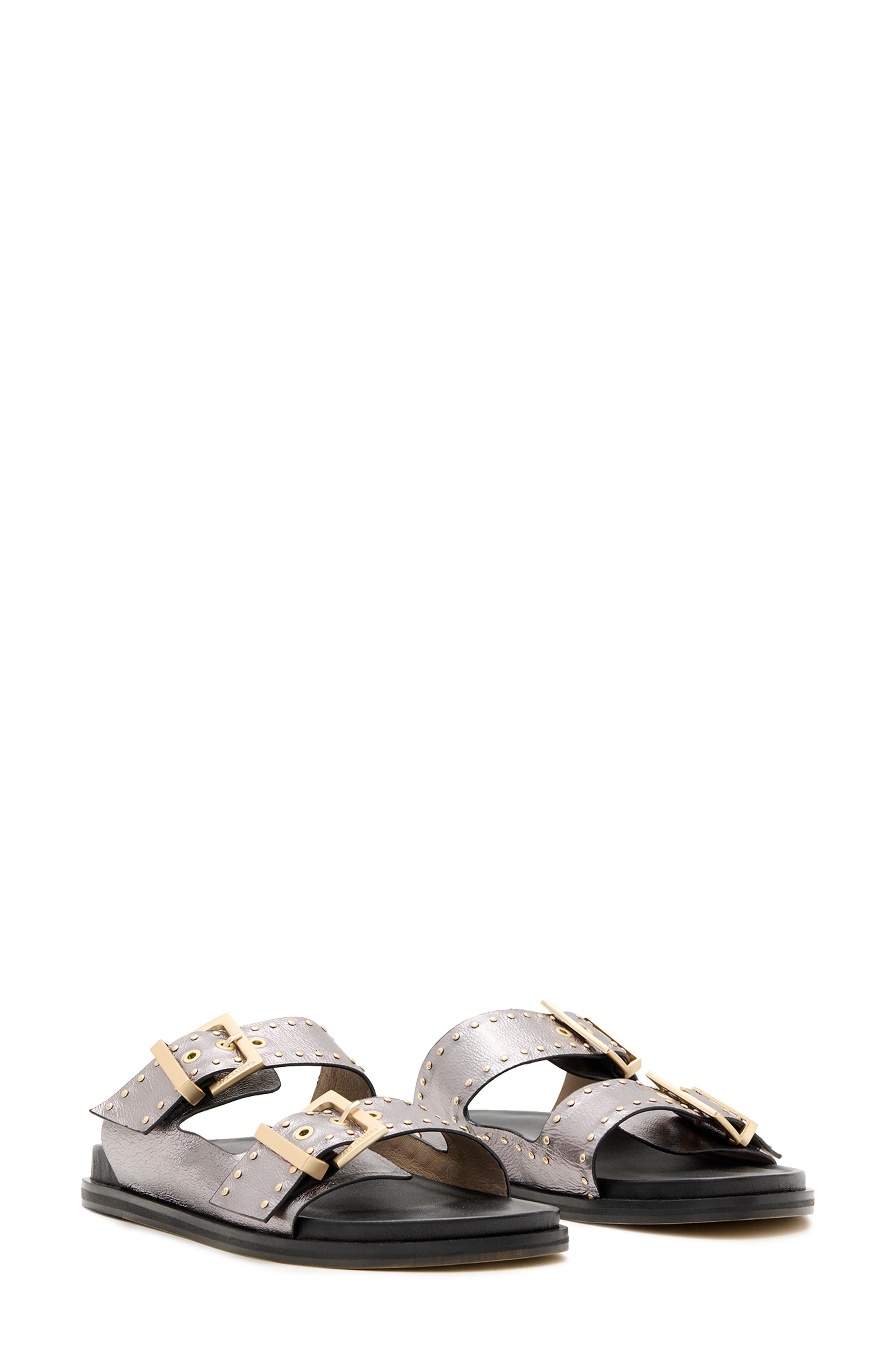 AllSaints Magda Two Strap Stud Sandal