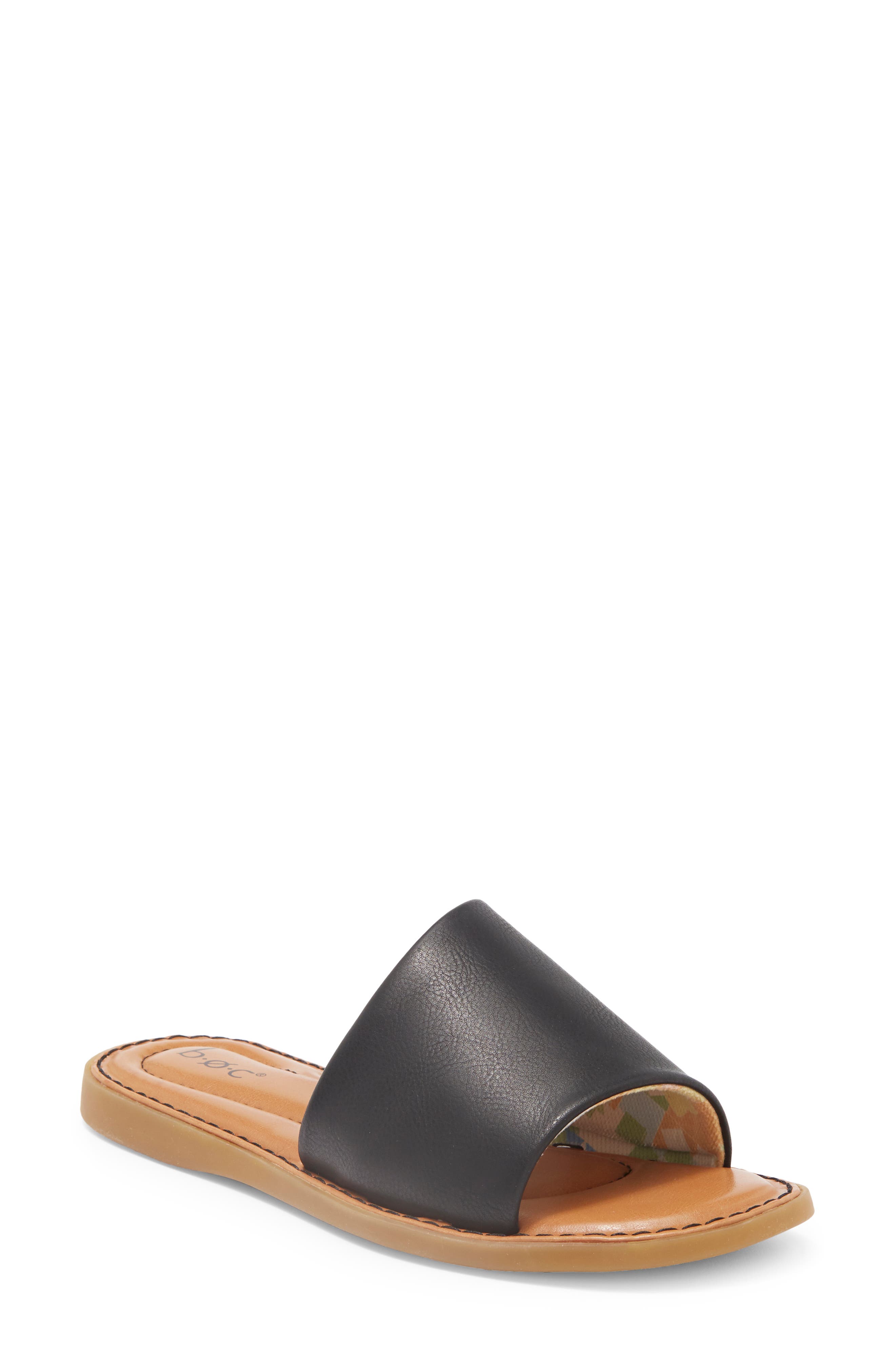 B O C BY BØRN Keely Slide Sandal, Main, color, Black