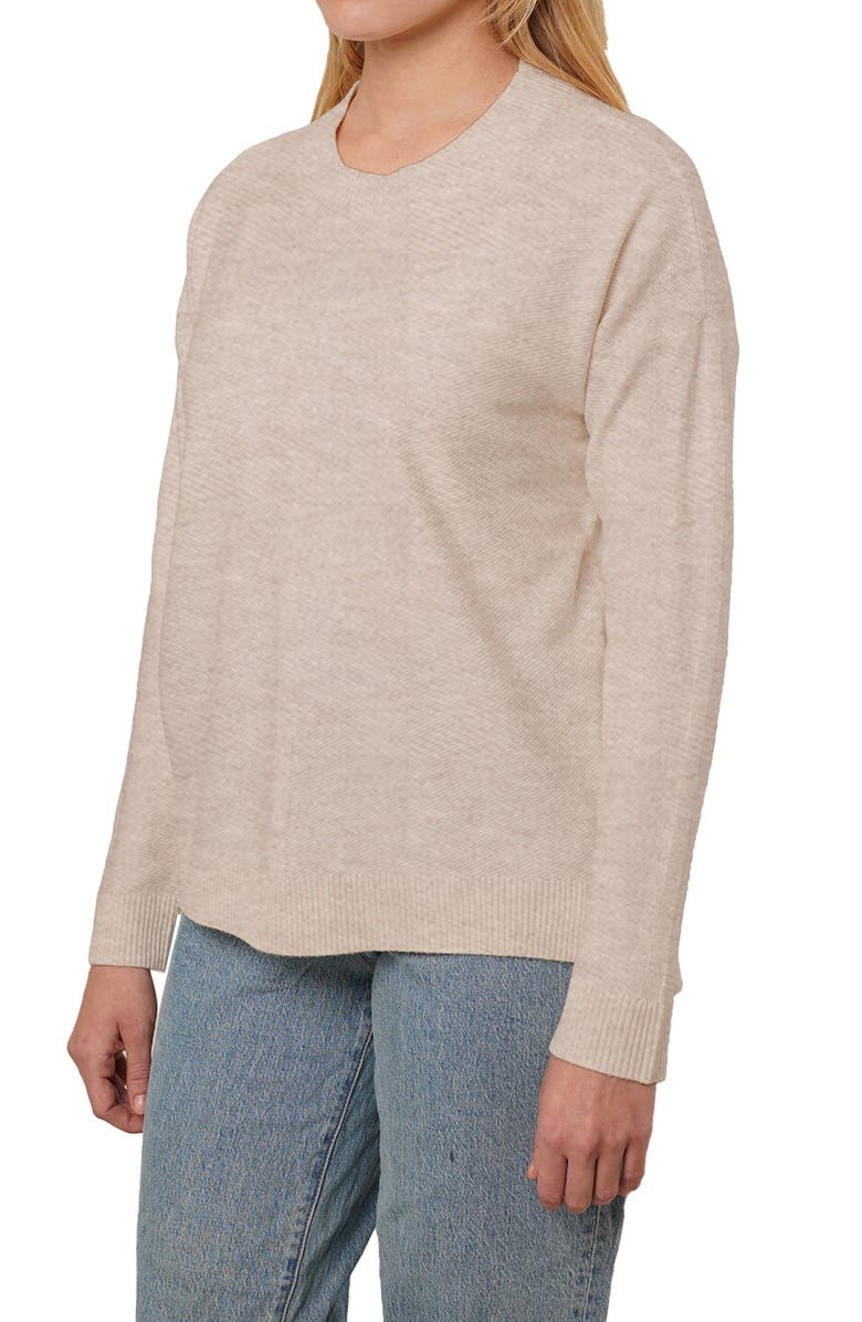 CYRUS Yummy Crewneck Sweater, Alternate, color, Kitten Heather