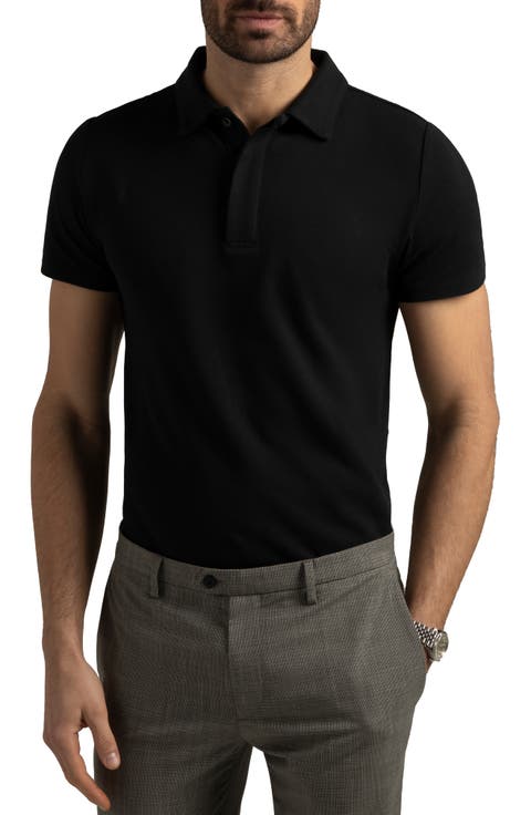 Biscayne Slim Fit Cotton Blend Piqué Golf Polo