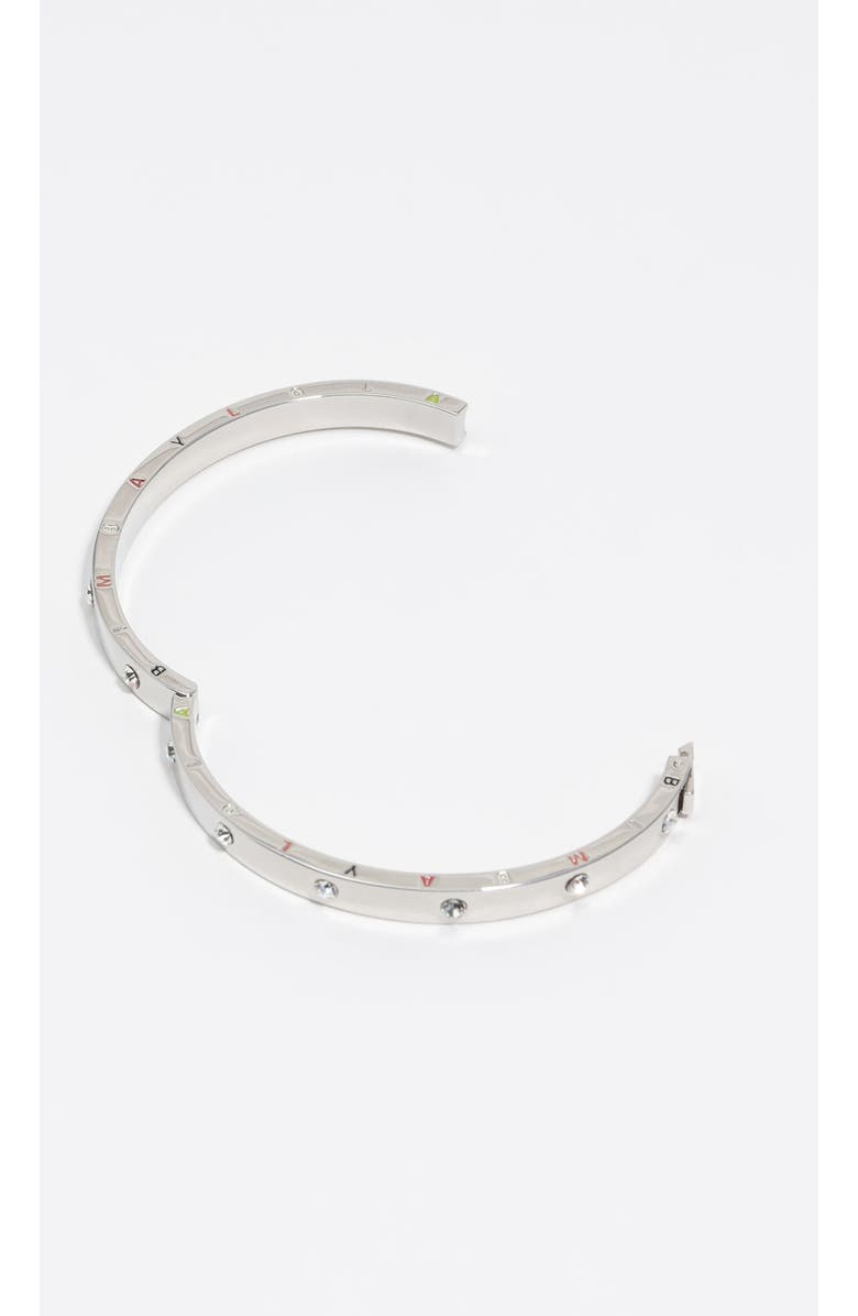 Bimba y Lola Rigid Bracelet, Alternate, color, Dark Silver