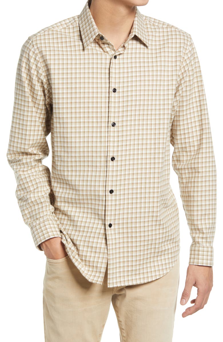 Theory Irving Windham Twill Button-Up Shirt, Main, color,