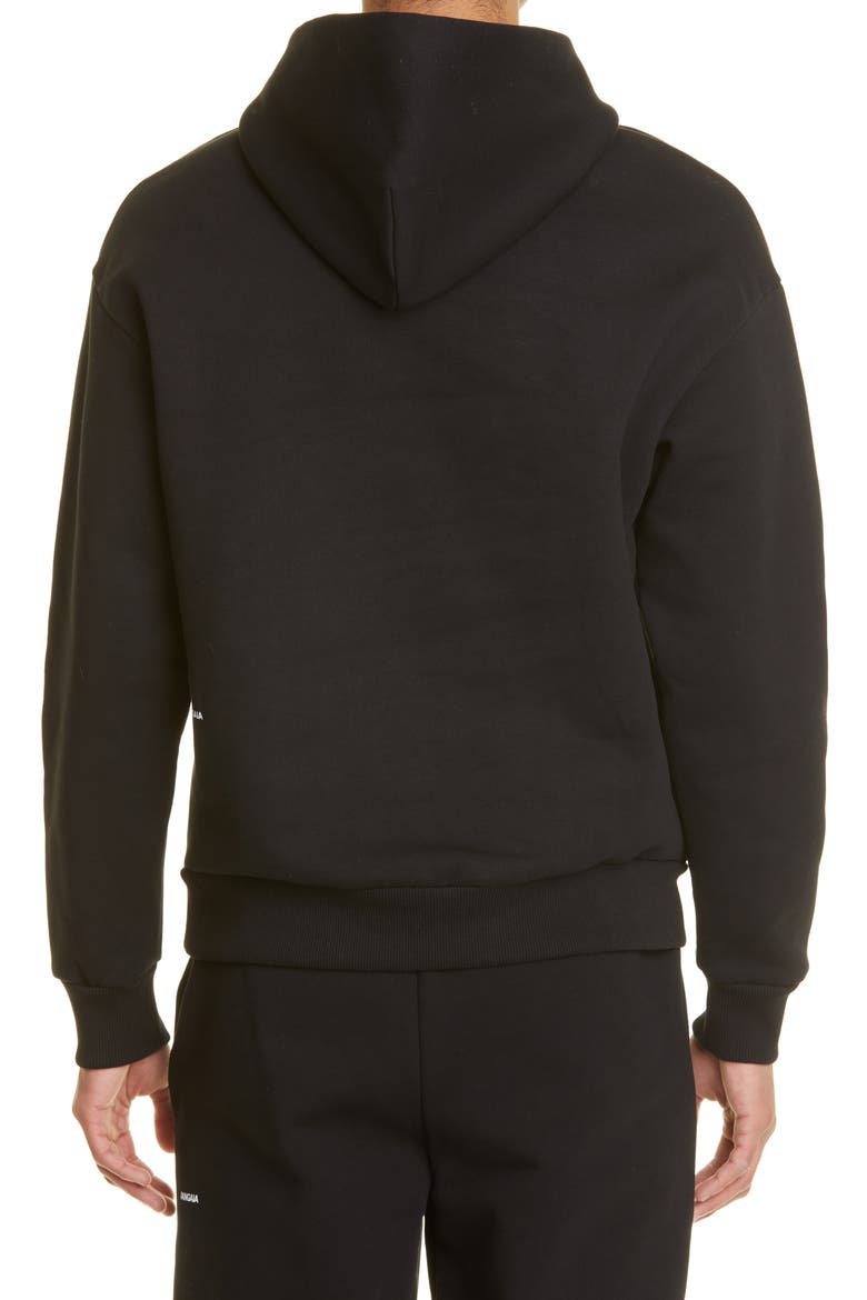 365 Signature Unisex Recycled & Organic Cotton Hoodie, Alternate, color, BLACK