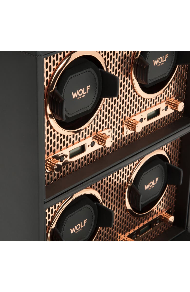 WOLF Axis 4 Piece Watch Winder, Alternate, color, Copper