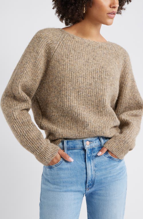 Open Edit Twist Reversible Sweater In Animal Print