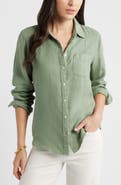 Caslon® Casual Linen Button-Up Shirt