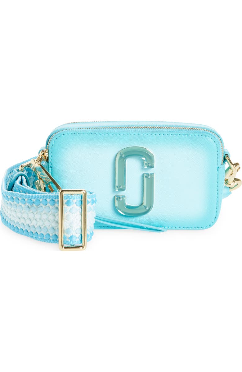 Marc Jacobs The Snapshot Leather Crossbody Bag, Main, color,