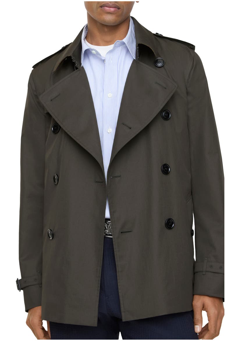 Extra-short Tropical Gabardine Kensington Trench Coat (Men