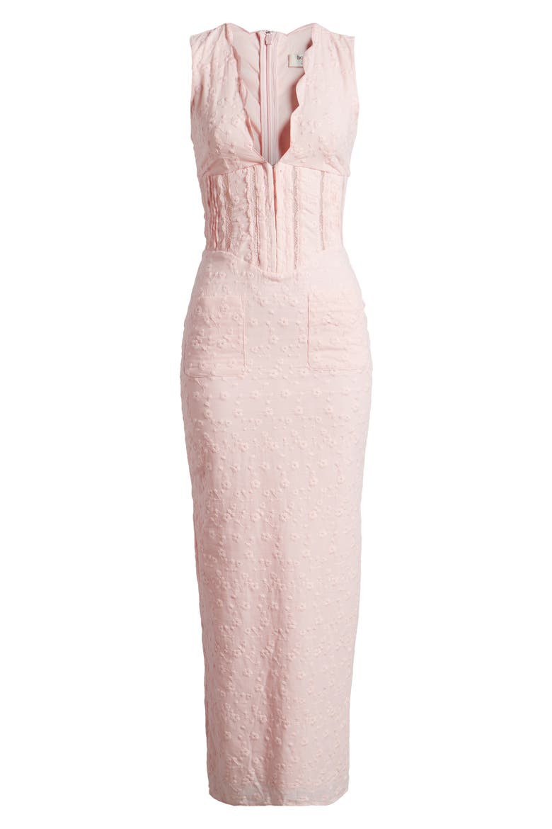 Sophina Broderie Anglaise Sleeveless Maxi Dress, Alternate, color, CRYSTAL ROSE