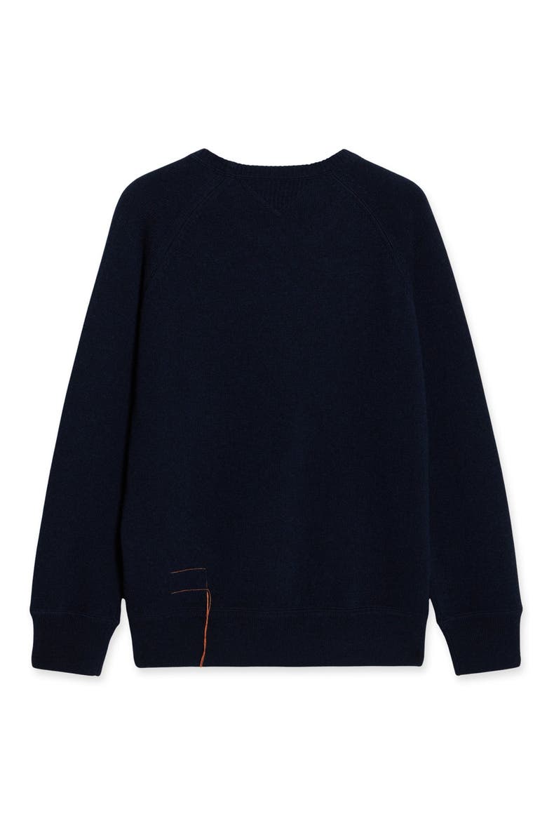 Harvard Crewneck Sweater, Alternate, color, NAVY BLUE