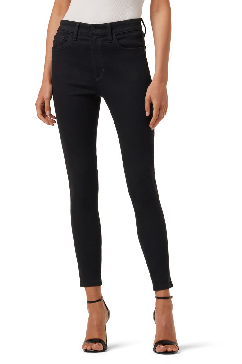 High Waist Ankle Skinny Jeans, Main, color, PLUTO