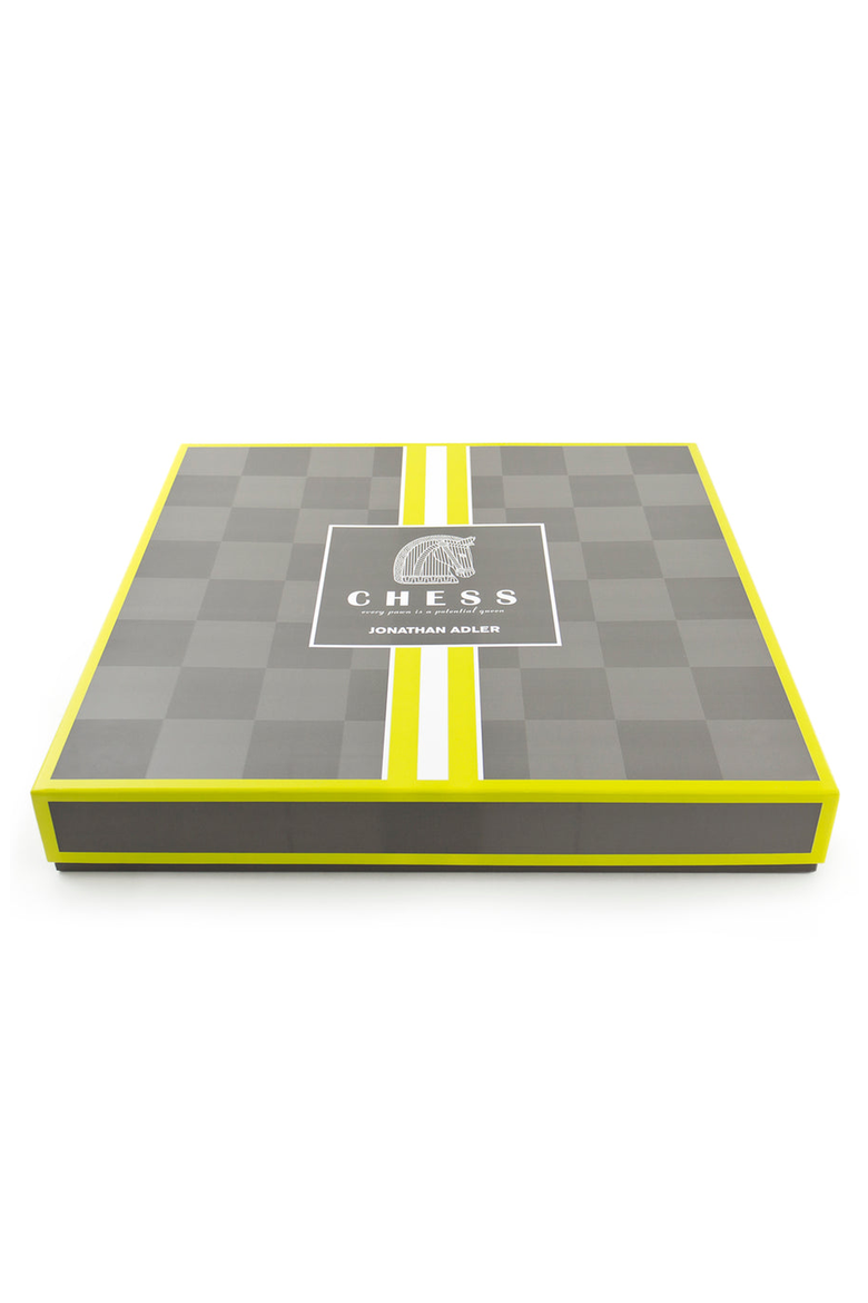 Acrylic Chess Set, Alternate, color, Smoke / Clear