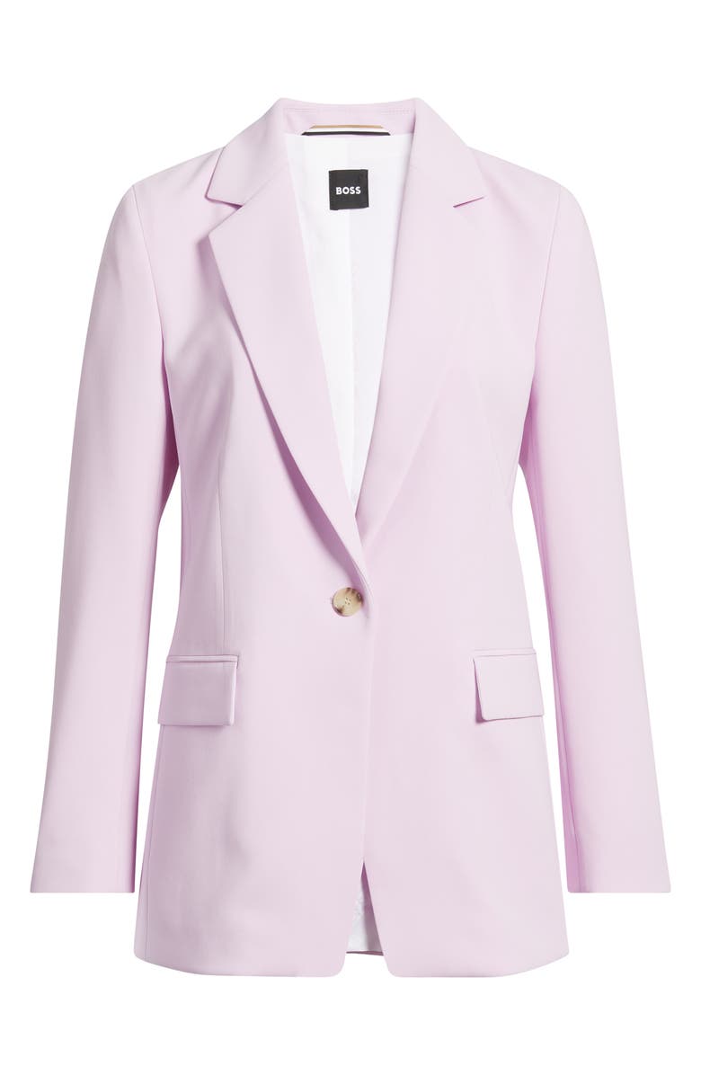 BOSS Jocaluah One-Button Jacket, Alternate, color, Sakura Rose