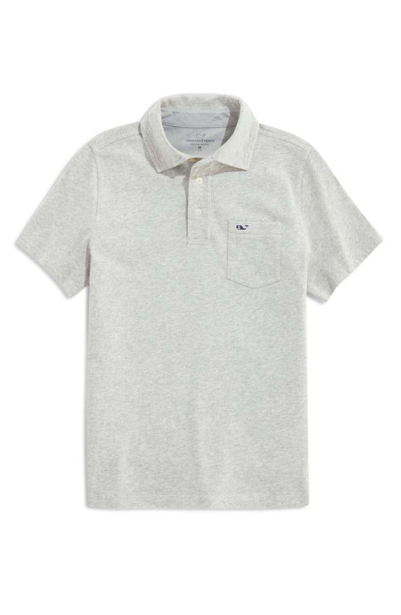 vineyard vines Kids' Solid Cotton Polo, Main, color,