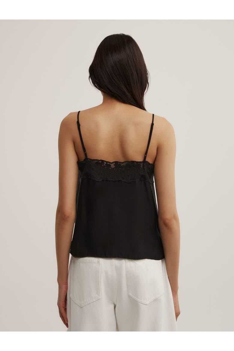 Cropped Lace Camisole, Alternate, color, Black
