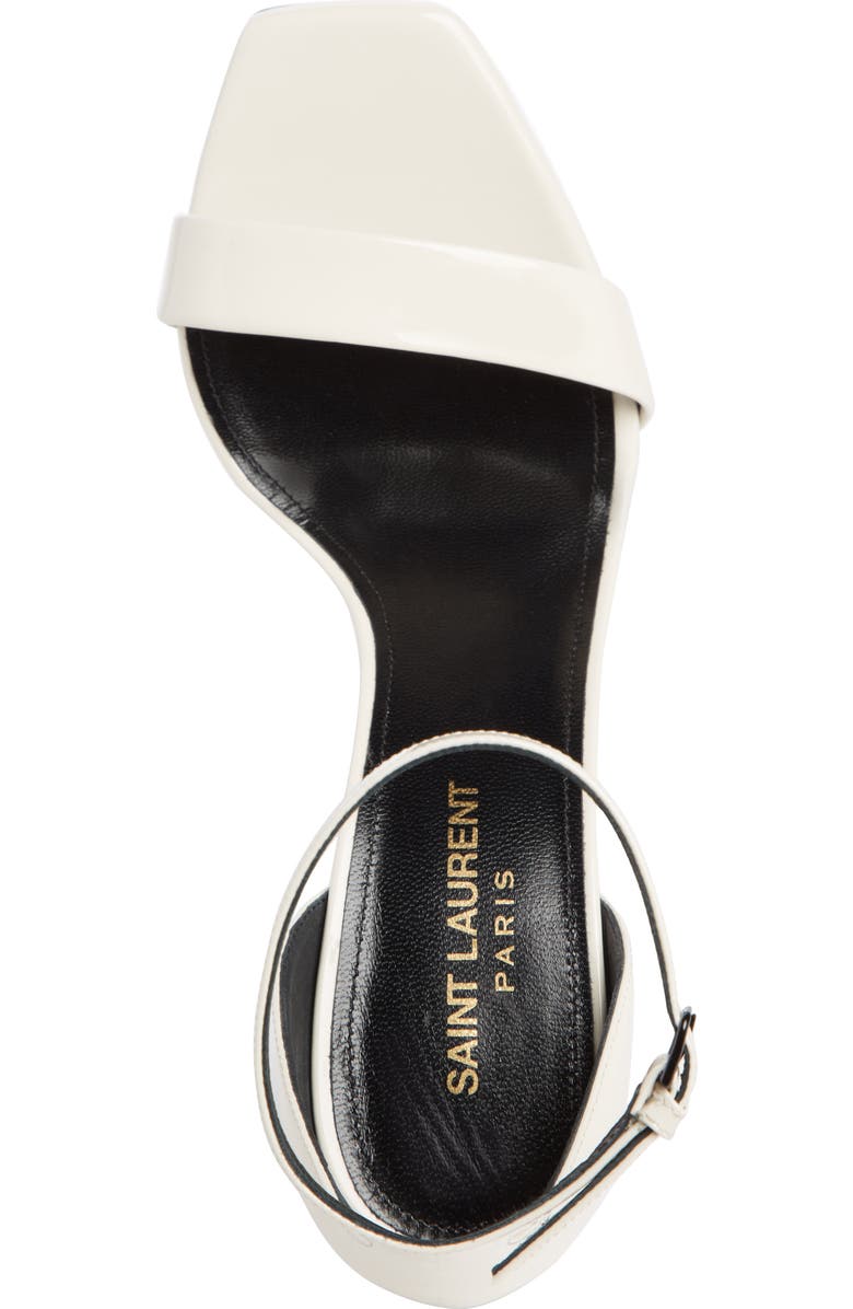 Saint Laurent Amber Ankle Strap Sandal, Alternate, color,