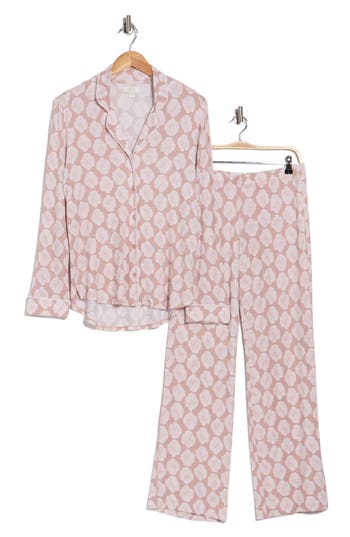 Nordstrom Rack Tranquility Long Sleeve Shirt & Pants Pajamas