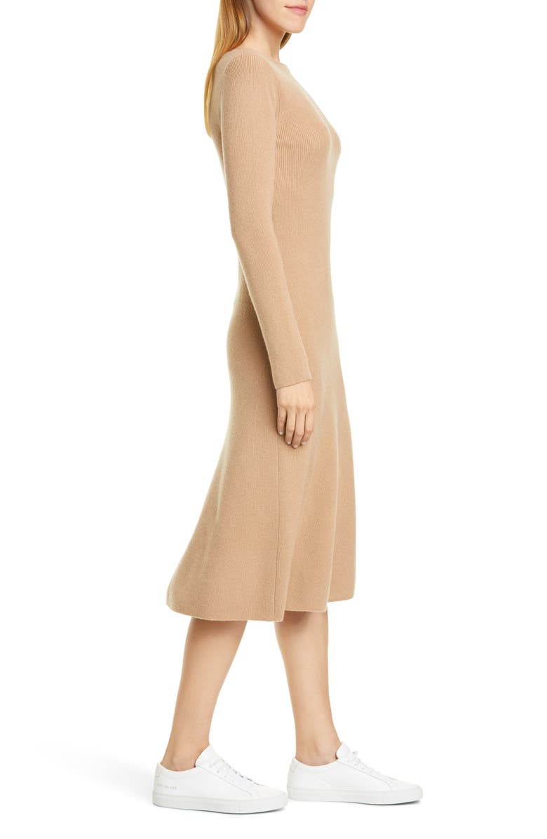 Nordstrom Signature Long Sleeve Cashmere Blend Sweater Dress, Alternate, color,