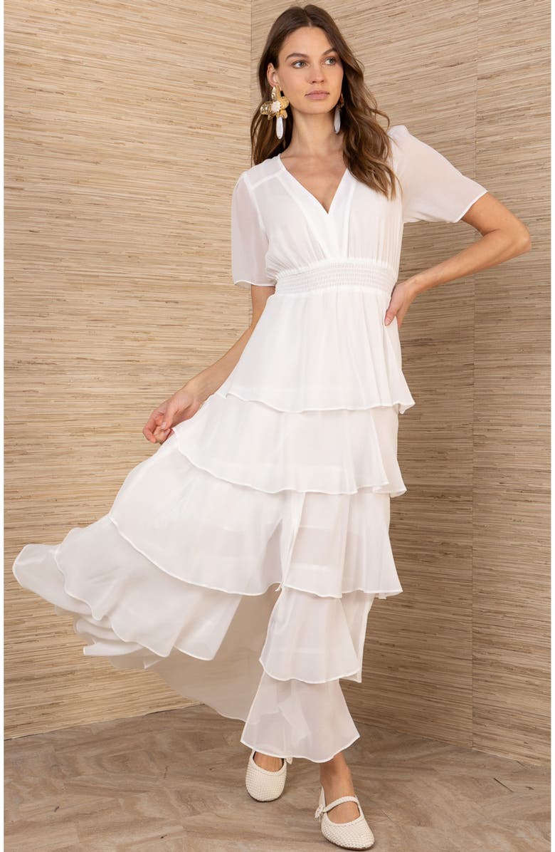 Hale Bob Imogene Solid Maxi Dress, Alternate, color,