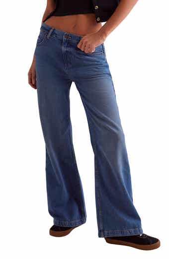 Free People Stride High Waist Wide Leg Jeans