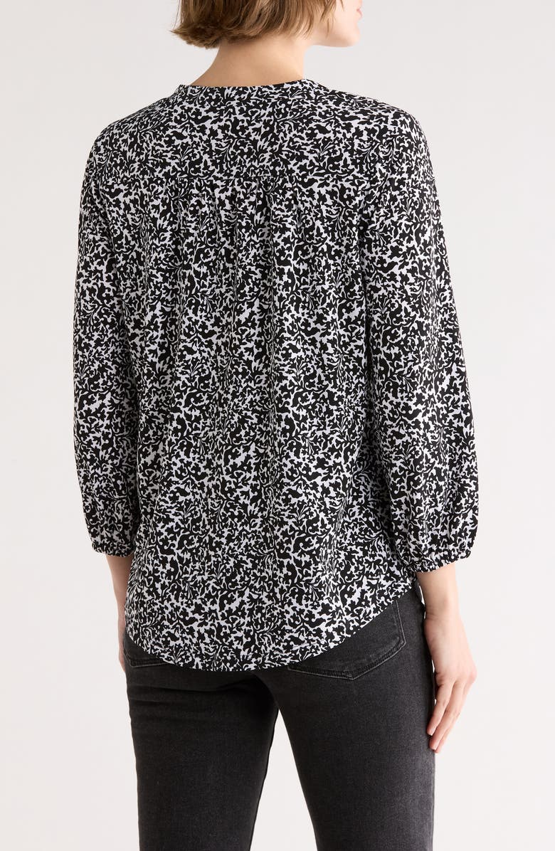 Vince Camuto Balloon Sleeve Knit Top, Alternate, color, Lucent White