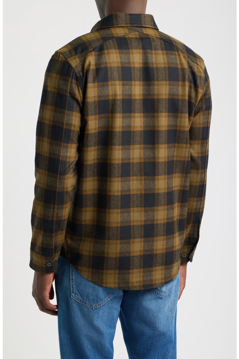 Scout Wool Shirt, Alternate, color, OLIVE/ BLACK CHECK