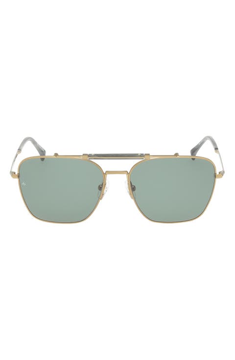 56mm Navigator Sunglasses