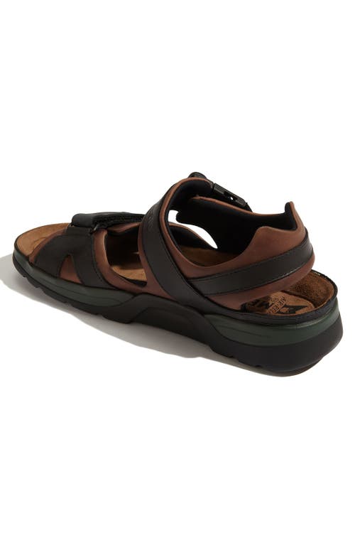 Mephisto 'shark' Sandal In Brown