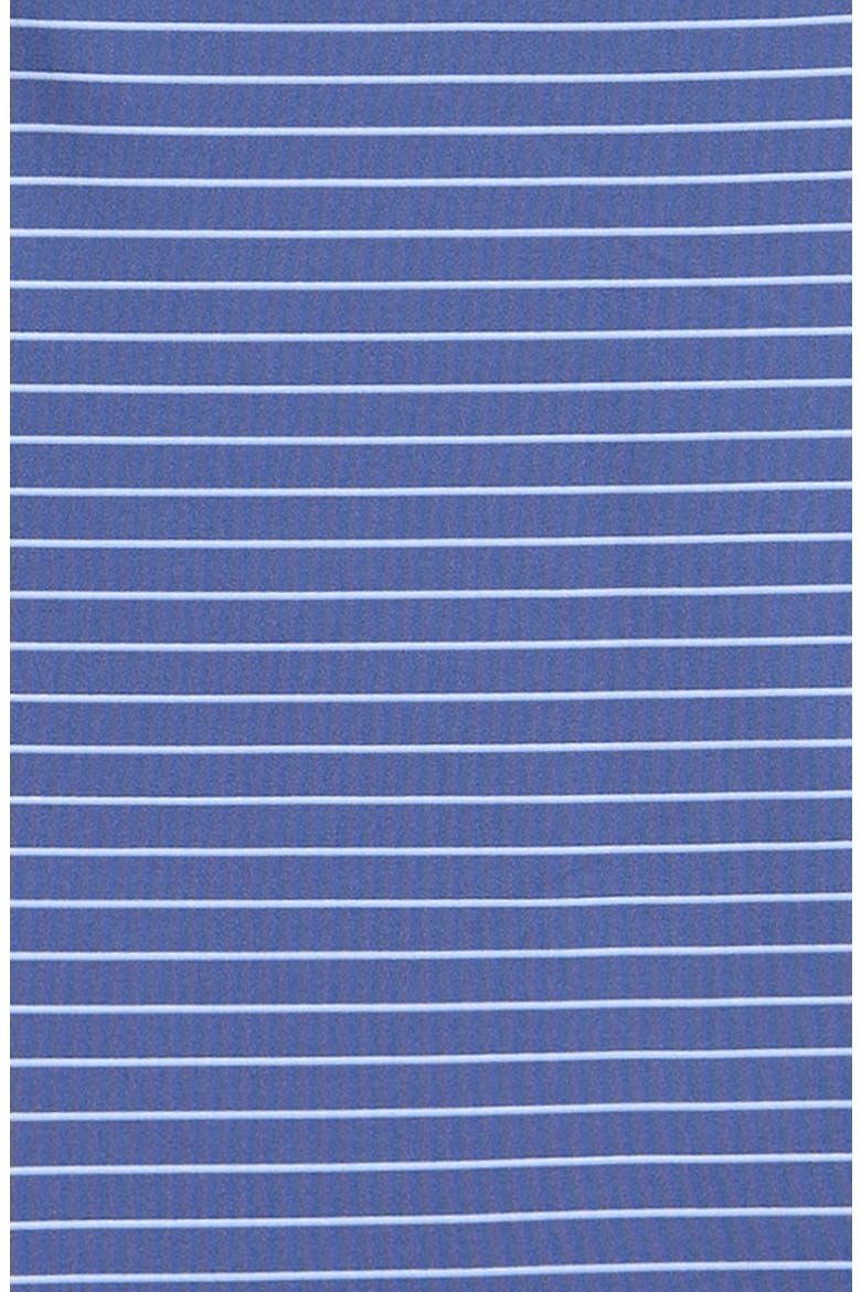 Kids' Oaks Performance Striped Jersey Polo, Alternate, color, BALI BLUE