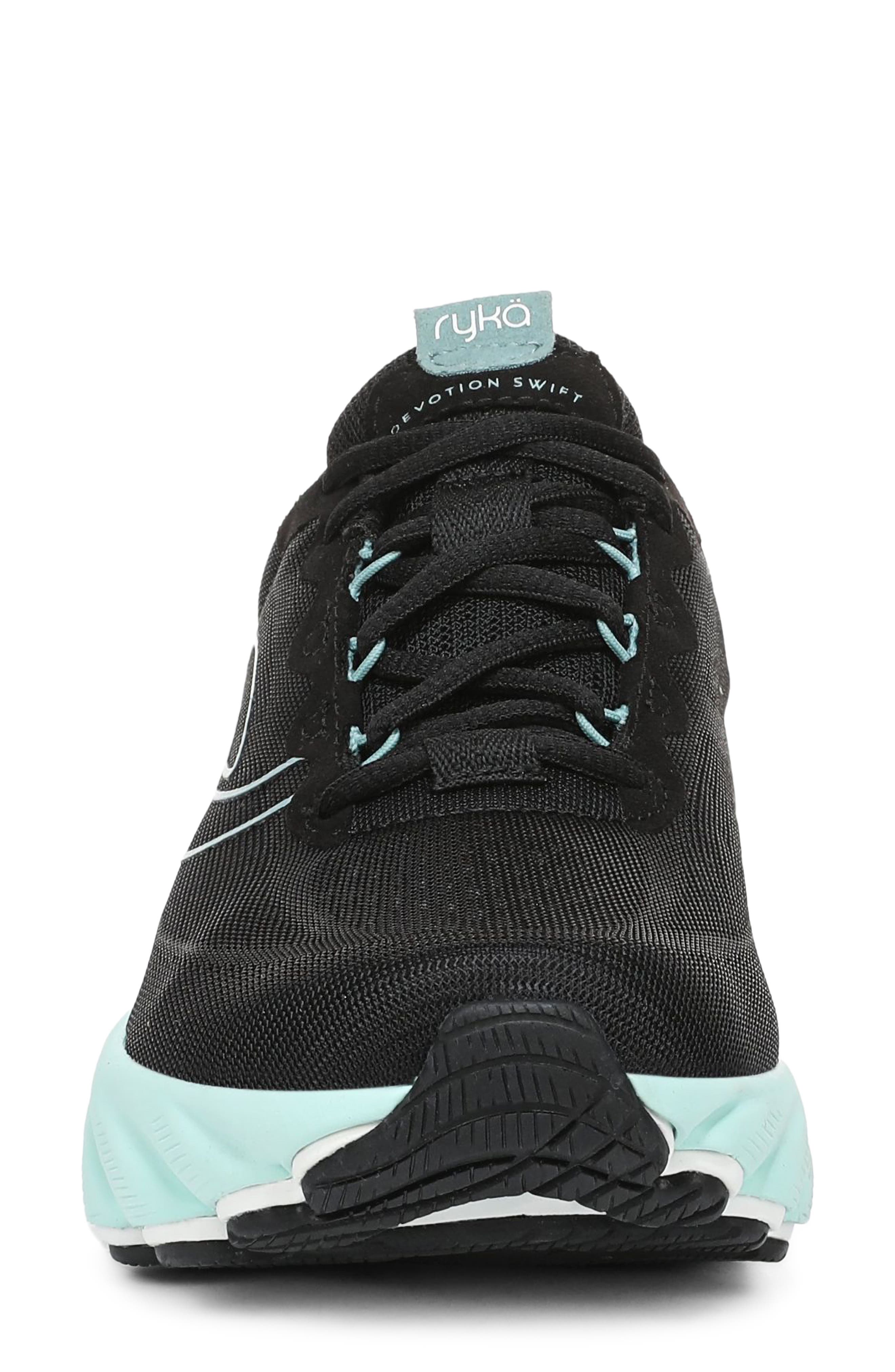 Rykä Devotion Swift Walking Sneaker, Alternate, color, Black