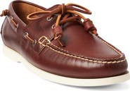 Ralph Lauren Merton Leather Boat Shoe