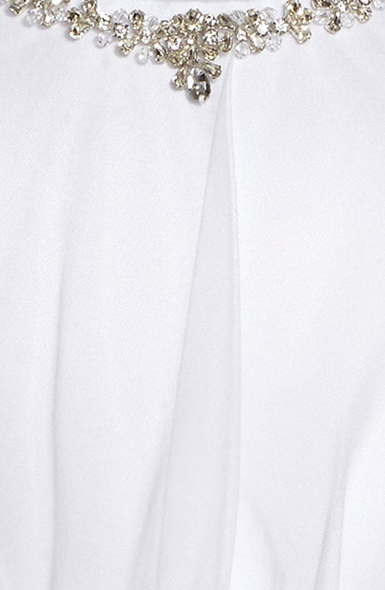 Joan Calabrese for Mon Cheri Beaded Satin & Tulle First Communion Dress, Alternate, color, 