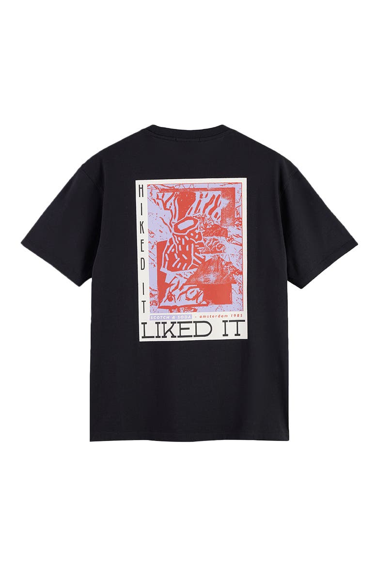 Relaxed Fit Hiked It/Liked It Cotton Graphic T-Shirt, Alternate, color, METEORITE