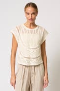 Central Park West Ember Machine Crochet Top