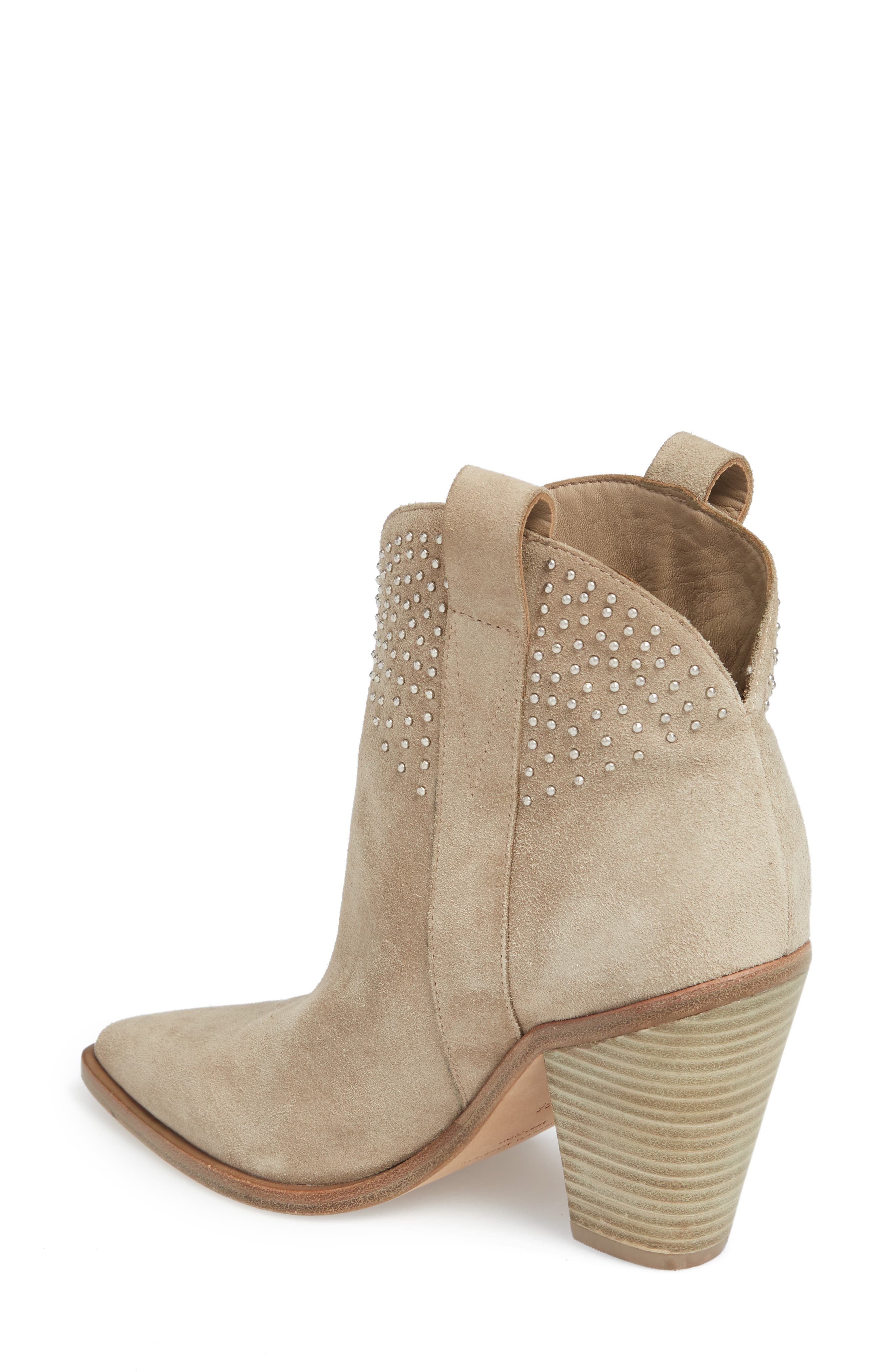 Kalie Stud Bootie, Alternate, color, CLOUD SUEDE