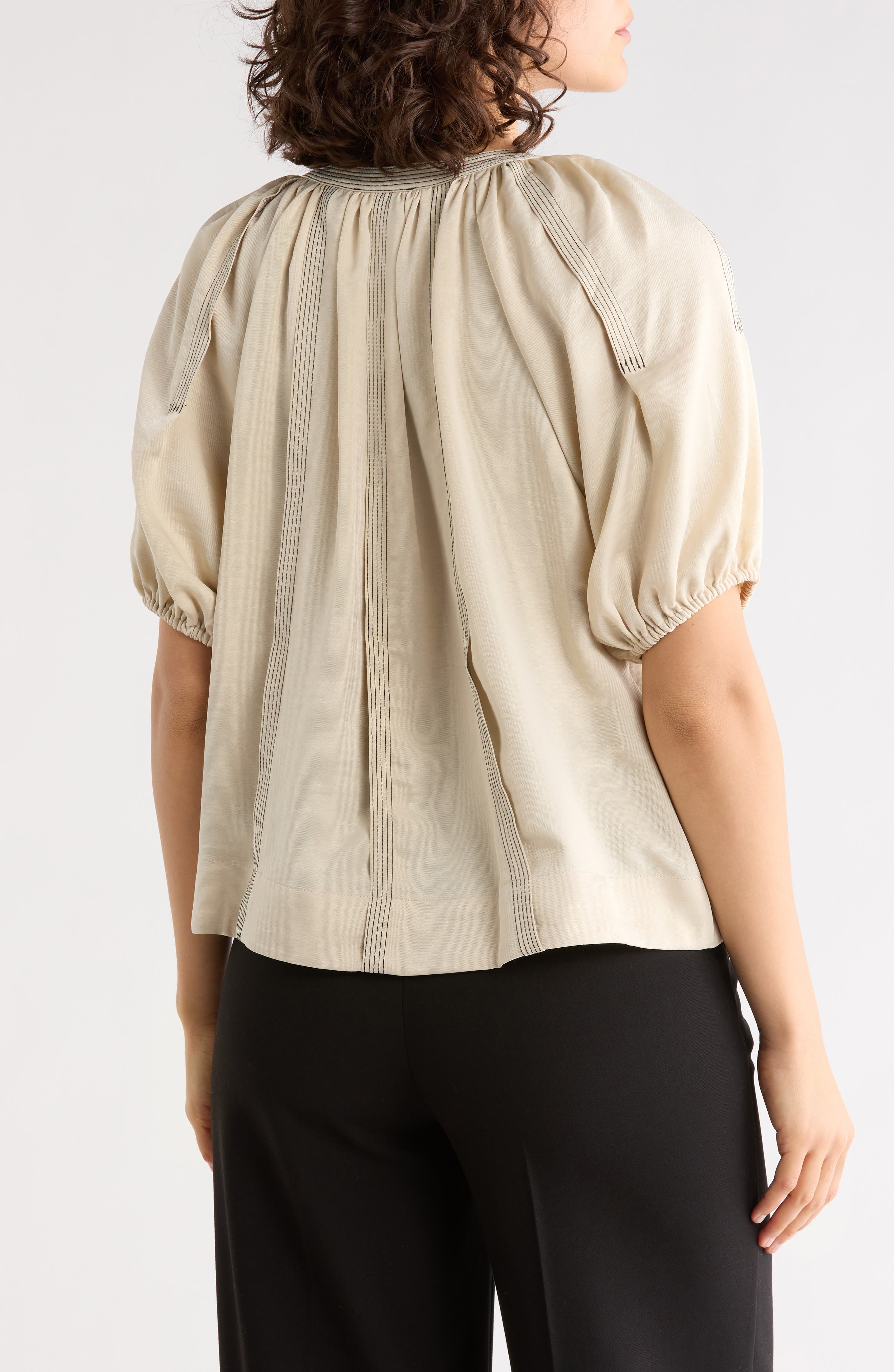 Contrast Stitch Top - image 4
