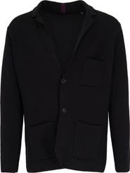 Lords of Harlech Jacob Merino Wool Sweater Blazer