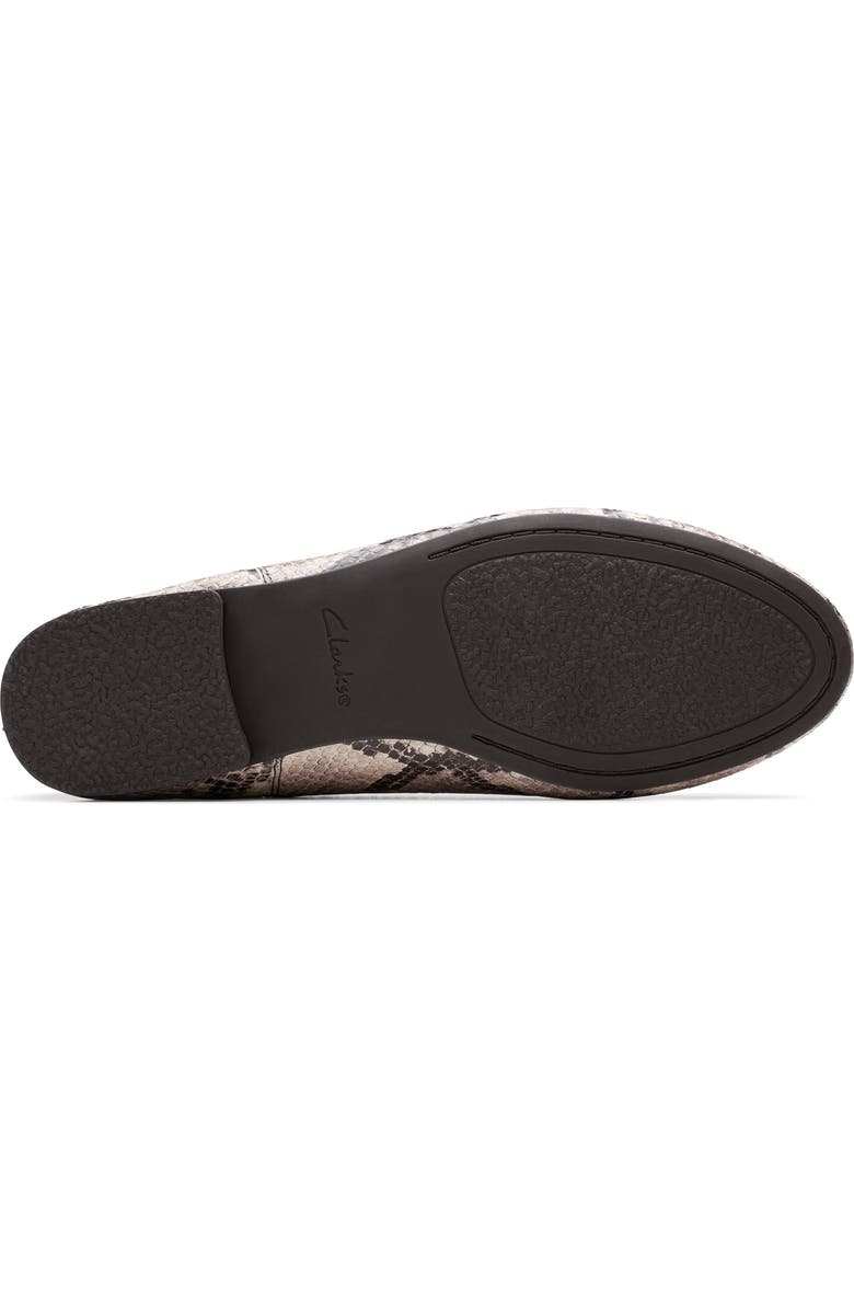 Clarks<sup>®</sup> Fawna Lily Ballet Flat, Alternate, color, Snake Print
