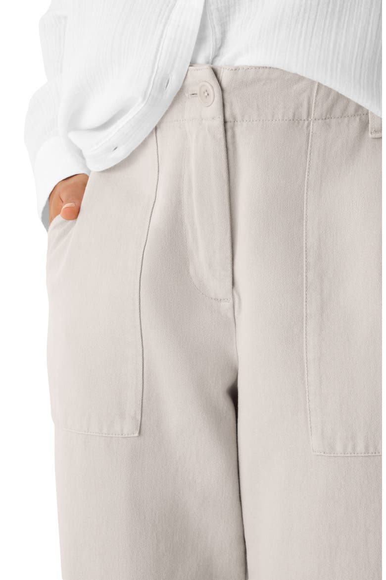 Easy Tapered Organic Cotton Pants, Alternate, color, PARUS