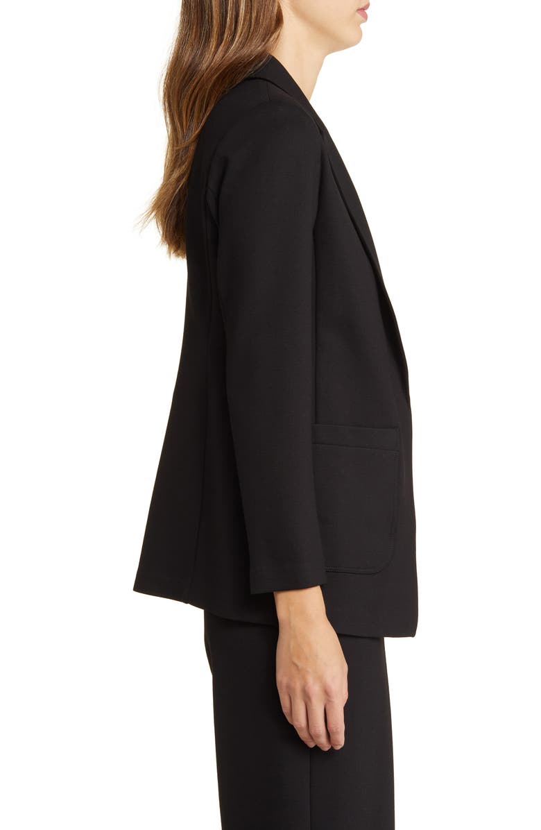 Anne Klein Open Front Knit Blazer, Alternate, color, 