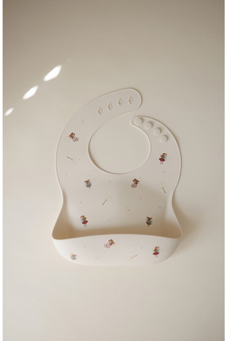 Silicone Bib, Alternate, color, FAIRY MICE