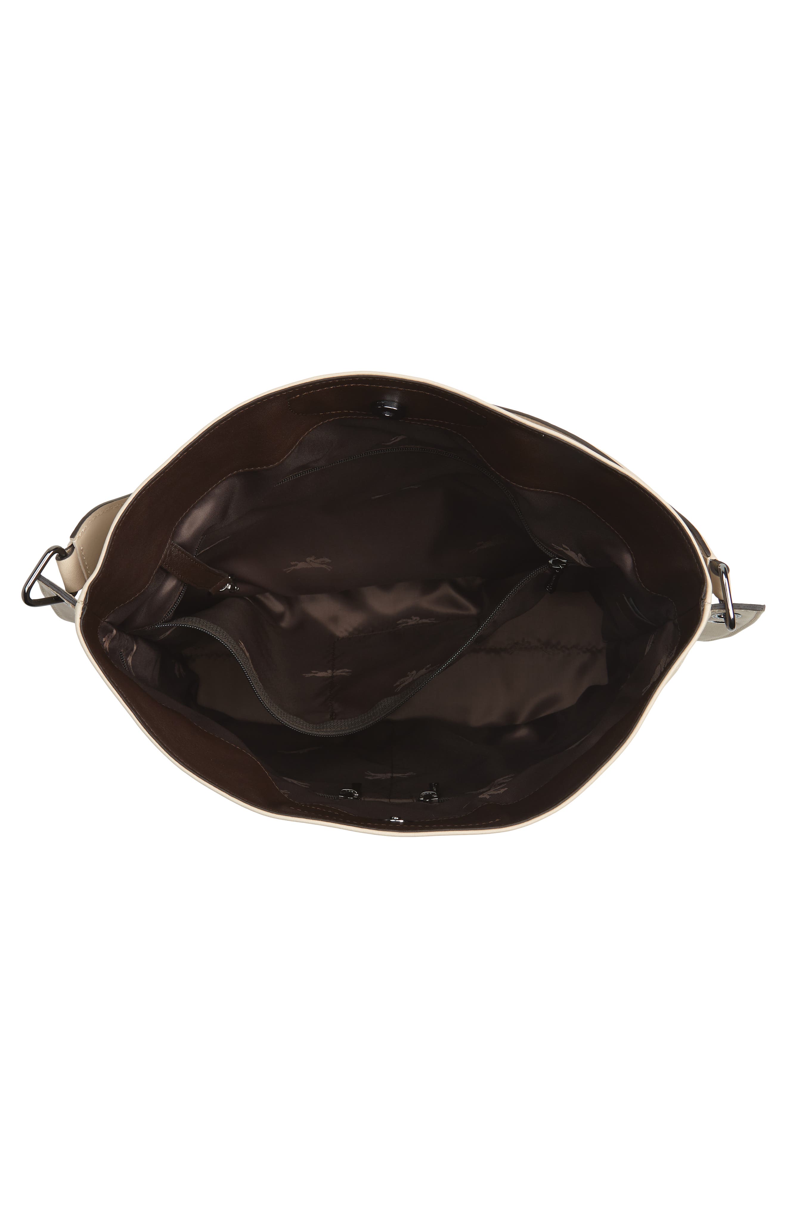 Longchamp '3D' Leather Hobo, Alternate, color, 