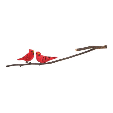Cardinal Clip Ornament Set of 2