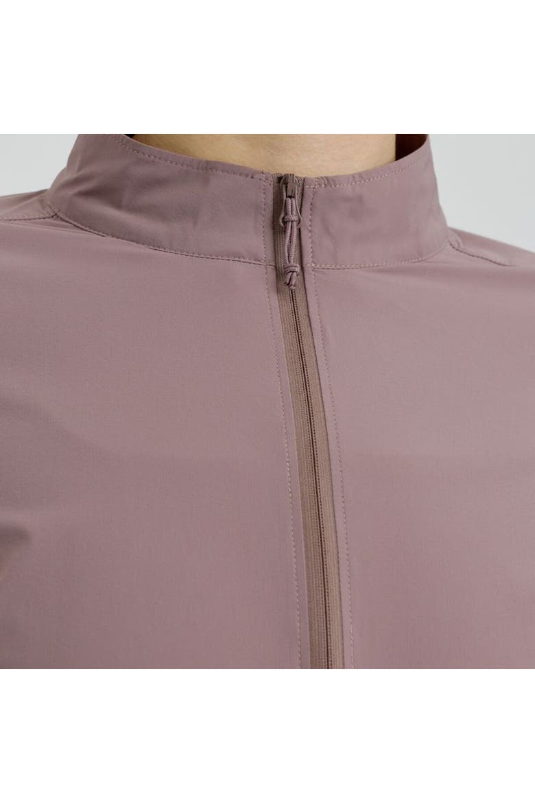 Aerostretch Zip Top, Alternate, color, Twilight Mauve
