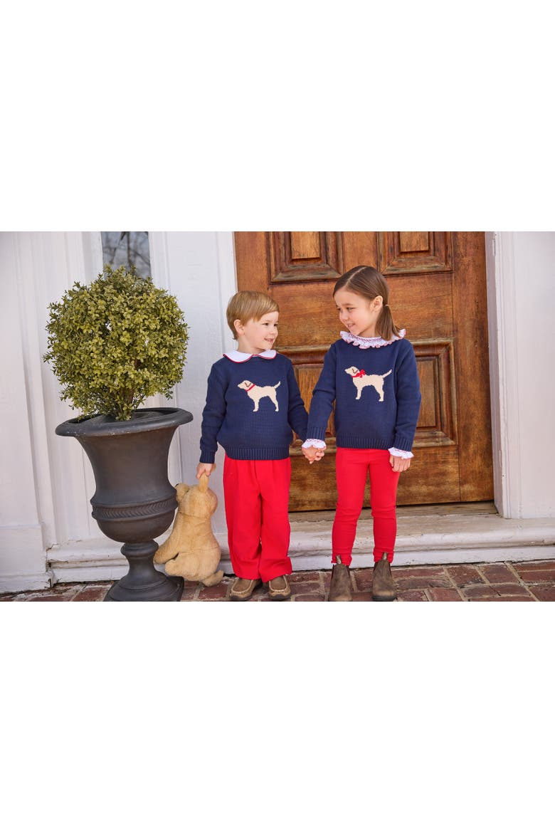 Kids Intarsia Sweater, Alternate, color, Bow Labs