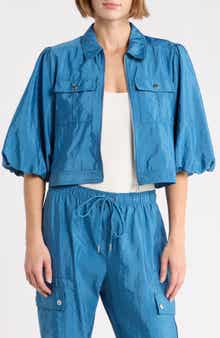 Ottie Puff Sleeve Windbreaker