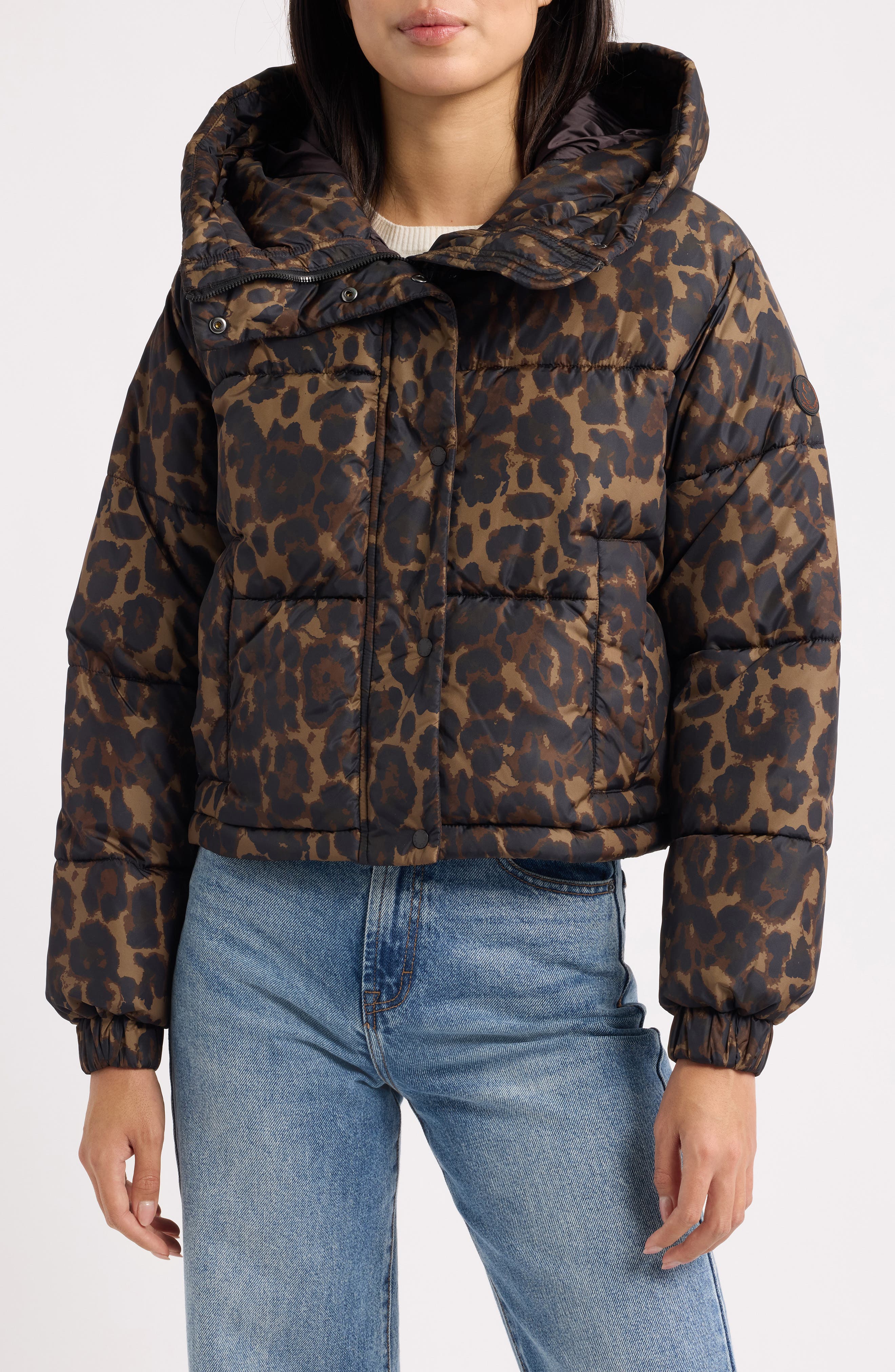 Save The Duck Rhiannon Water Resistant Funnel Neck Puffer Coat (Women ...