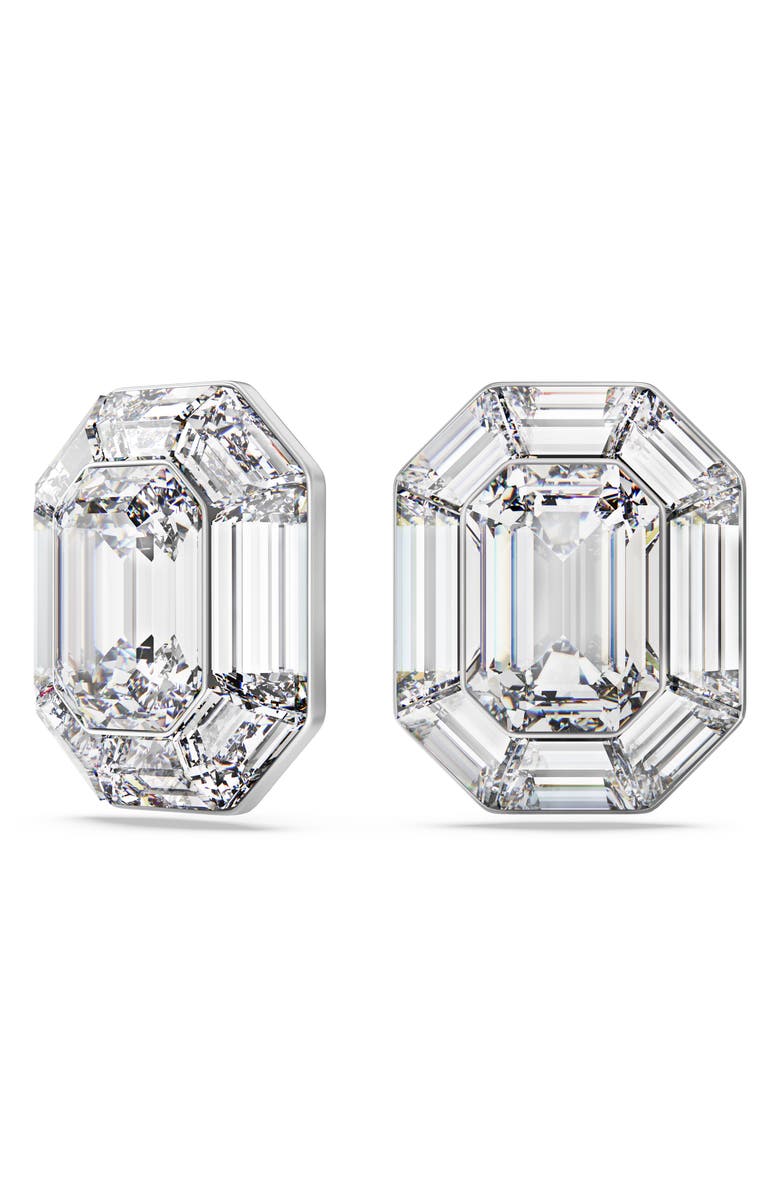 Swarovski Lucent Crystal Clip-On Earrings, Alternate, color,