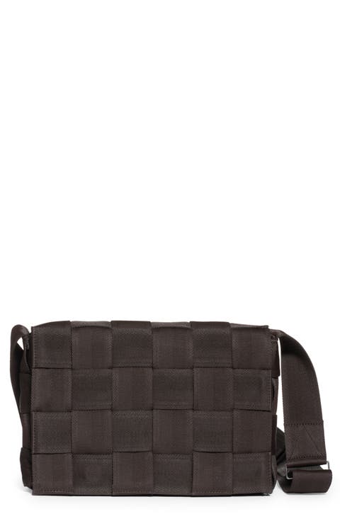 Large Cassette Intrecciato Webbed Shoulder Bag